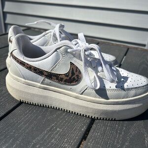 (SOLD) Nike Court Vision Alta Leopard